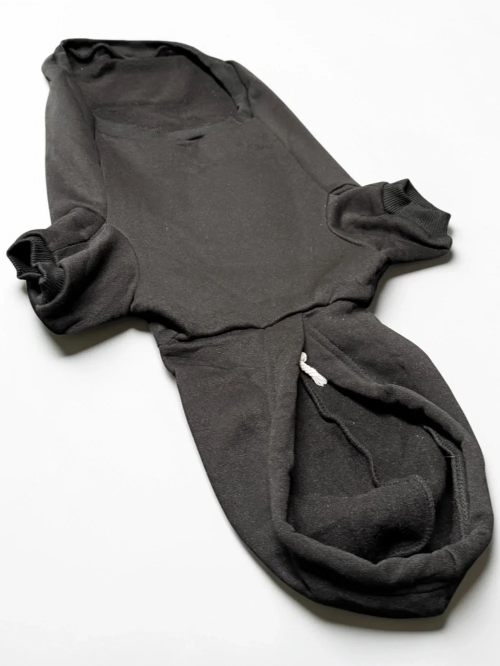 Security Dog Hoodie Large Black Funny Dog Sweater Fleece Pet Hoodie Coat